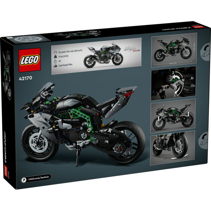LEGO® Technic -  Motocicleta Kawasaki Ninja H2R  (42170), 643 piese [3]