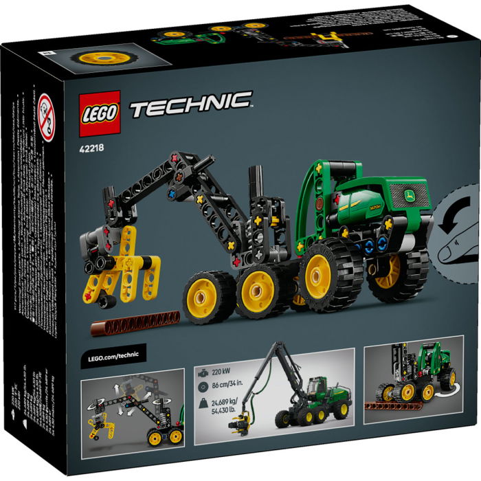 LEGO® Technic - Utilaj de taiat si stivuit copaci John Deere 1470H (42218), 117 piese [3]
