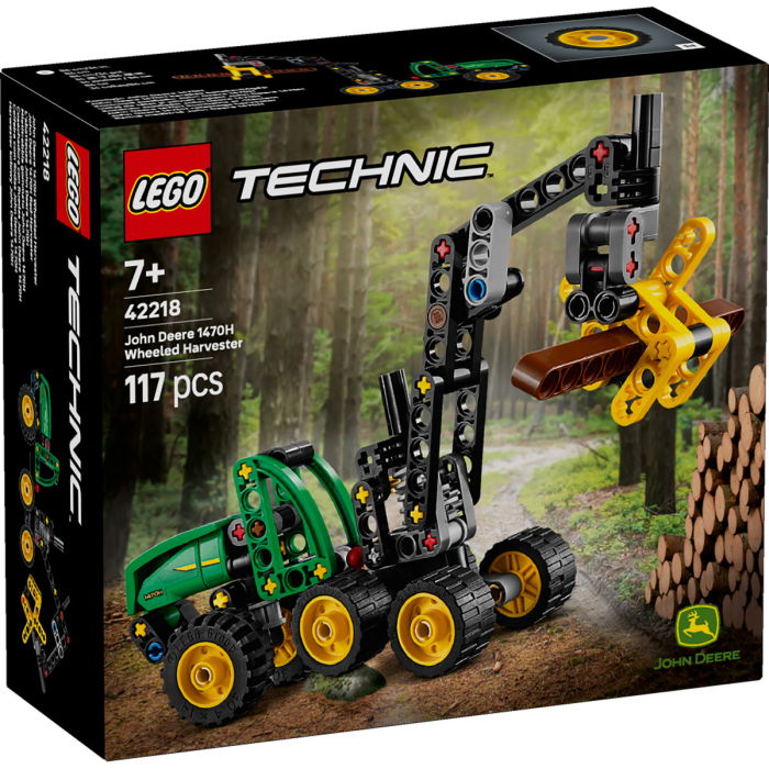 LEGO® Technic - Utilaj de taiat si stivuit copaci John Deere 1470H (42218), 117 piese [2]