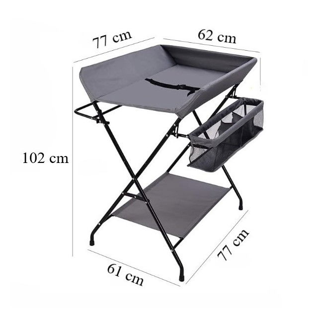 PRODUS RESIGILAT - Masa de infasat bebe, Empria, multifunctionala, pliabila, 2 cosuri depozitare, 77x62 cm [10]