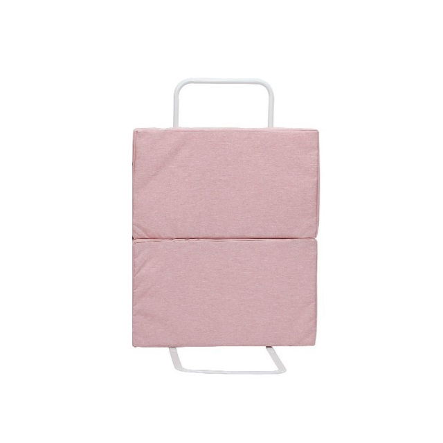 Mini-Bumper protectie pat, 50(L)x56(H) cm, Roz pastel [2]