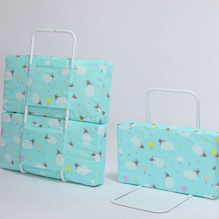 Mini-Bumper protectie pat, 60(L)x56(H) cm, Turcoaz [6]