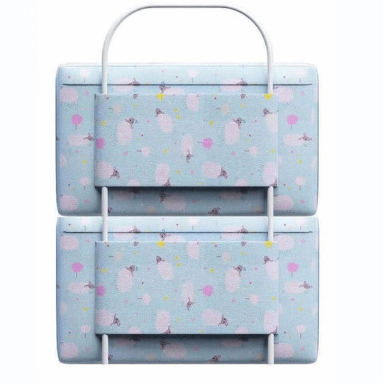 PRODUS RESIGILAT - Mini-Bumper protectie pat, 60(L)x56(H) cm, Roz pastel [1]