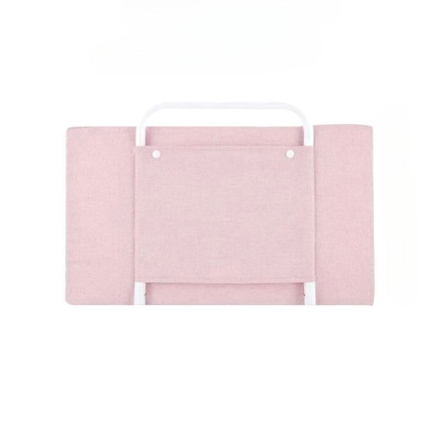 Mini-Bumper protectie pat, 60(L)x28(H) cm, Roz pastel [3]