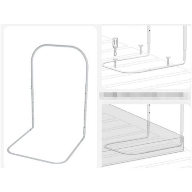 PRODUS RESIGILAT - Mini-Bumper protectie pat, 60(L)x28(H) cm, Diverse culori [8]
