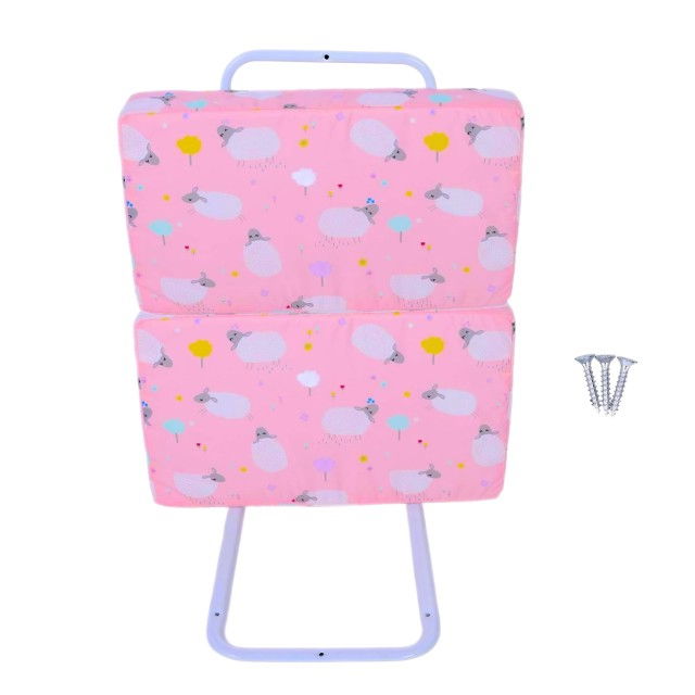 Mini-Bumper protectie pat, 60(L)x56(H) cm, Roz [10]