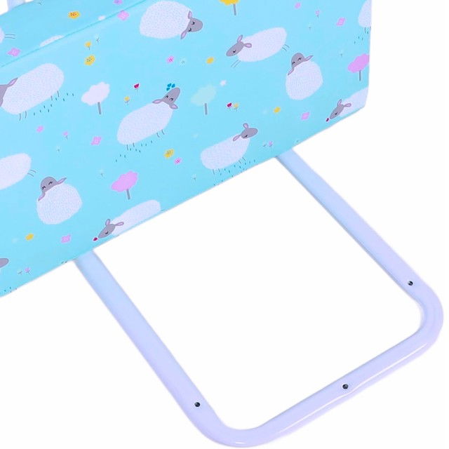 Mini-Bumper protectie pat, 60(L)x56(H) cm, Turcoaz [3]