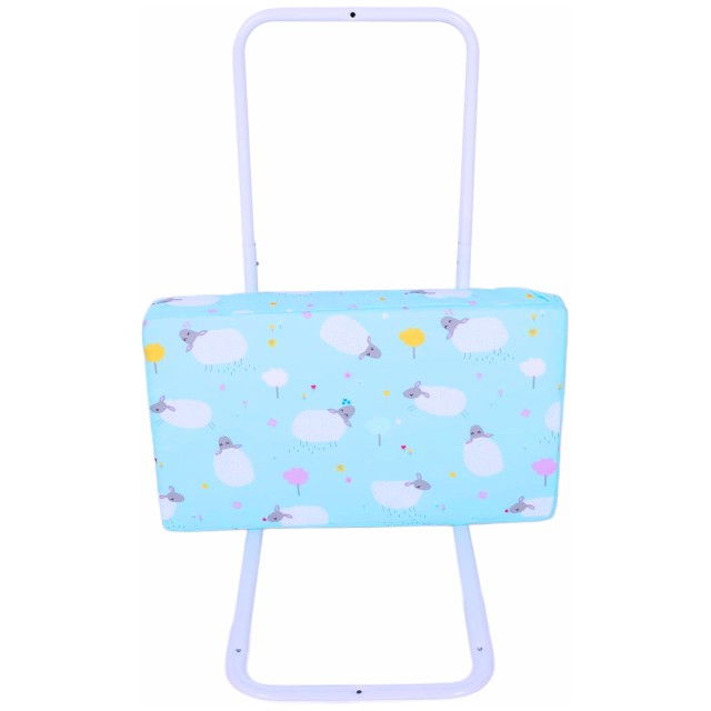 Mini-Bumper protectie pat, 60(L)x56(H) cm, Turcoaz [4]