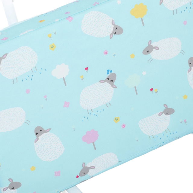 PACHET 3x Mini-Bumper 60x56 cm protectie pat, Turcoaz [12]