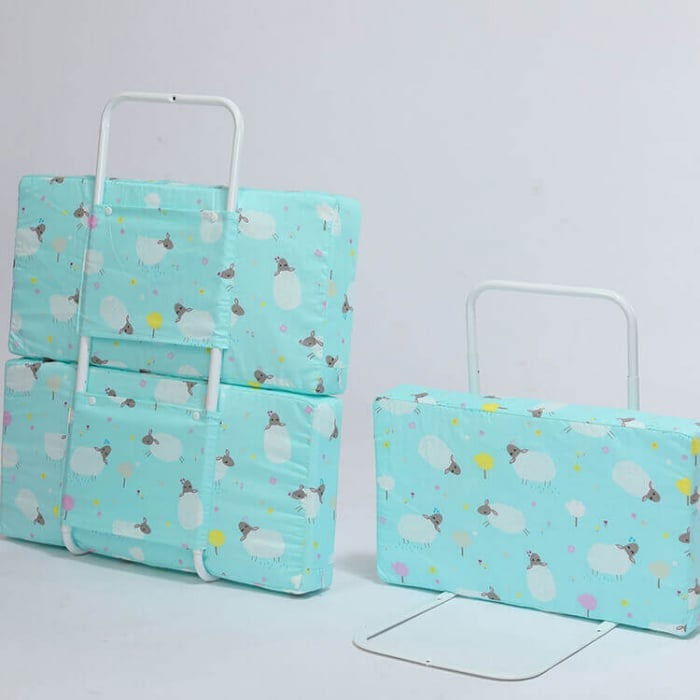 PACHET 3x Mini-Bumper 60x56 cm protectie pat, Turcoaz [19]