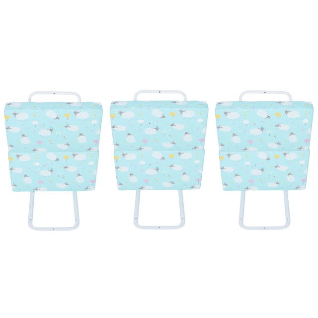 PACHET 3x Mini-Bumper 60x56 cm protectie pat, Turcoaz [2]