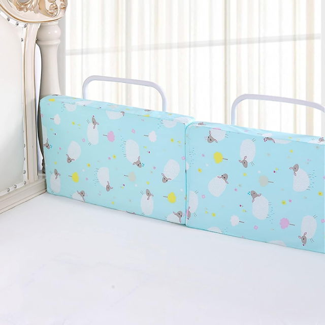 PACHET 3x Mini-Bumper 60x56 cm protectie pat, Turcoaz [8]