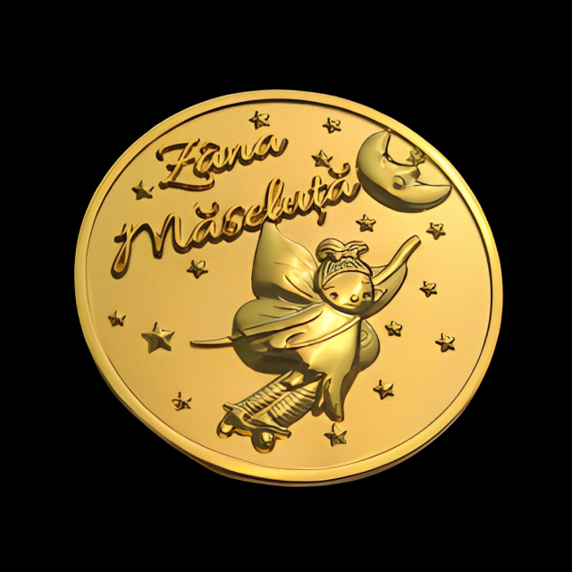 Moneda pentru copii de la Zana Maseluta, amintire primul dintisor de lapte pierdut, Empria [11]