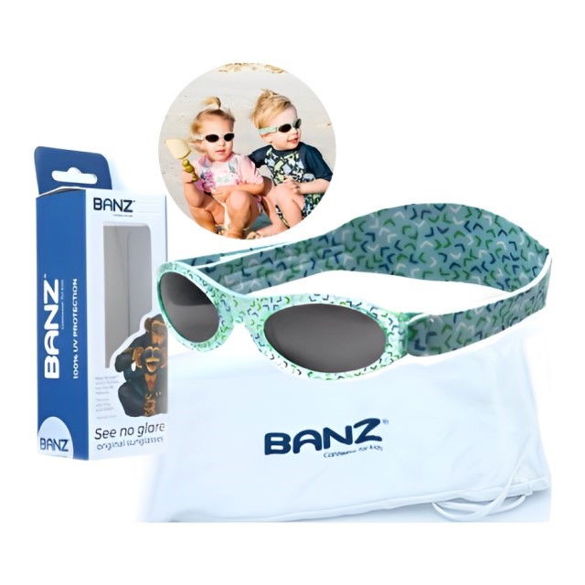 Ochelari de Soare pentru Bebelusi, Bubzee, 0-2 ani, Green Confetti [2]