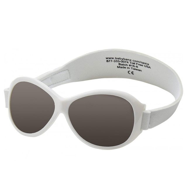 Ochelari de Soare pentru copii, 2-5 ani, Retro, Oval White [7]