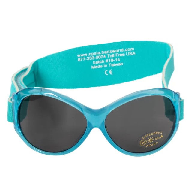 Ochelari de Soare pentru copii, 2-5 ani, Retro, Oval Aqua [3]