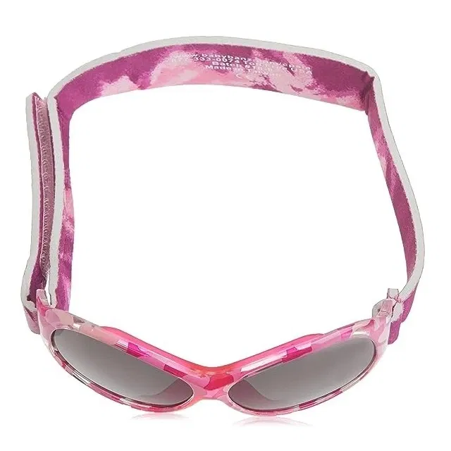 Ochelari de Soare pentru copii, 2-5 ani, Retro, Oval Pink Diva [6]