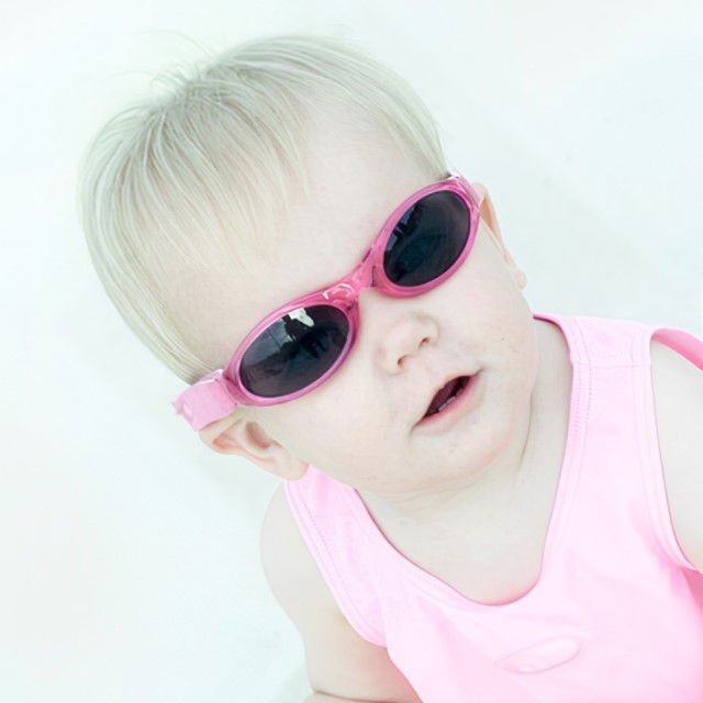 Ochelari de Soare pentru Copii, Bubzee, 2-5 ani, Petal Pink [3]