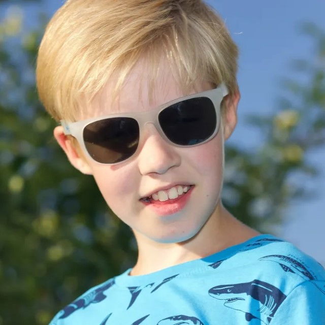 Ochelari de Soare pentru Copii, J-Banz, Chameleon, 4-10 ani, Alb/Albastru [5]