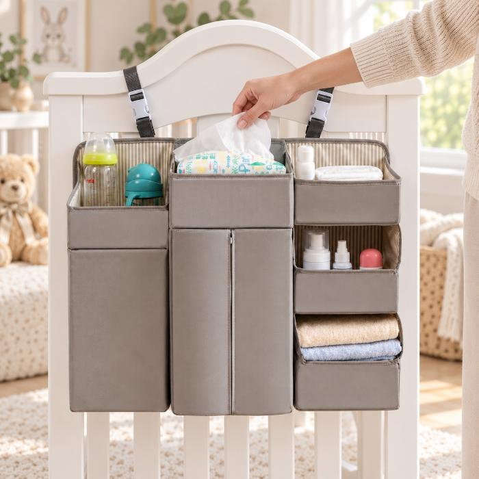 Organizator modular pentru patut, 50x58 cm, Diverse culori [1]
