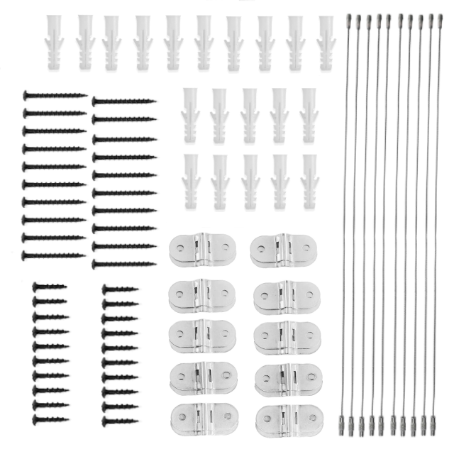 Pachet ancore mobila, metalice, sigurante pentru protejarea copiilor, protectie cutremur, Empria, 10 Seturi [4]