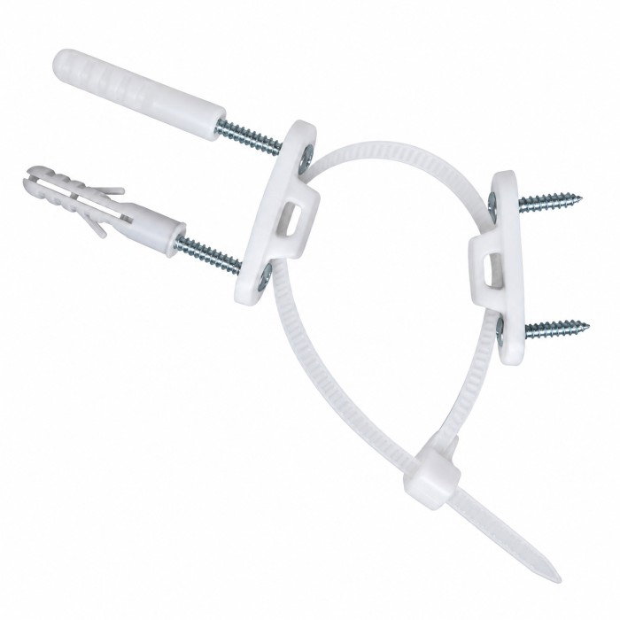 Pachet 10 seturi curele ancorare mobila, protectie cutremur, Empria, Alb [8]
