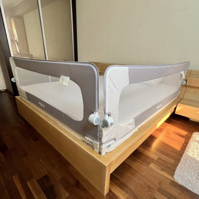 PACHET: 2 Bariere protectie pat copii, Rabatabile, pat de 160x200 cm [3]