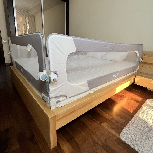 PACHET: 2 Bariere protectie pat copii, Rabatabile, pat de 160x200 cm [8]
