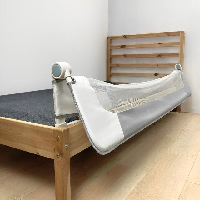 PACHET: 2 Bariere protectie pat copii, Rabatabile, pat de 200x200 cm [15]