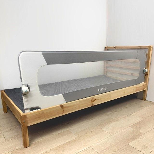 PACHET: 2 Bariere protectie pat copii, Rabatabile, pat de 200x200 cm [13]