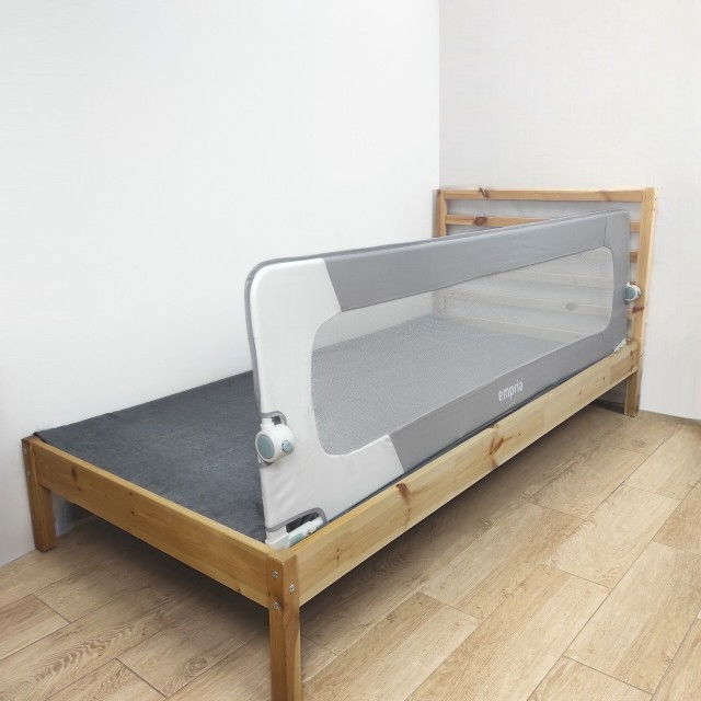 PACHET: 2 Bariere protectie pat copii, Rabatabile, pat de 200x200 cm [16]