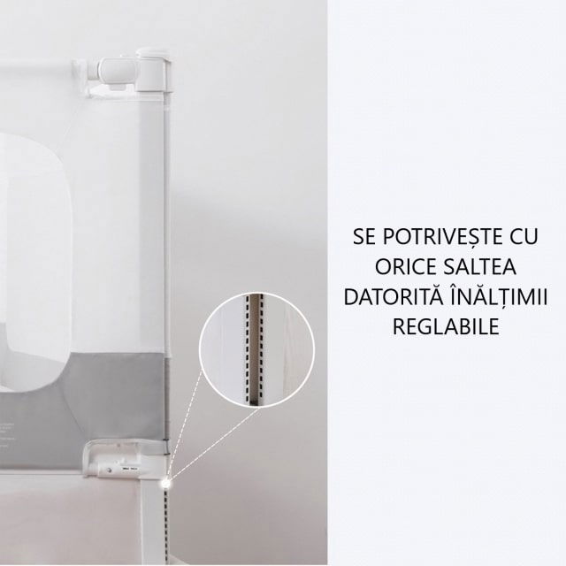 PACHET 4 Bariere Protectie Pat 160x200 cm, Transformabile in Tarc de joaca [18]