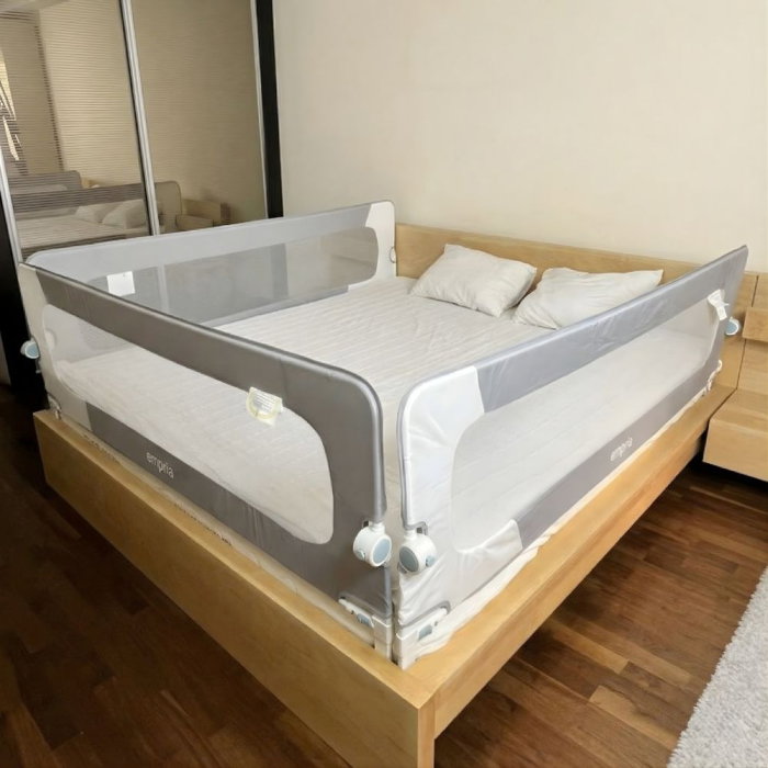 PACHET: 3 Bariere protectie pat copii, Rabatabile, pat de 160x200 cm [3]