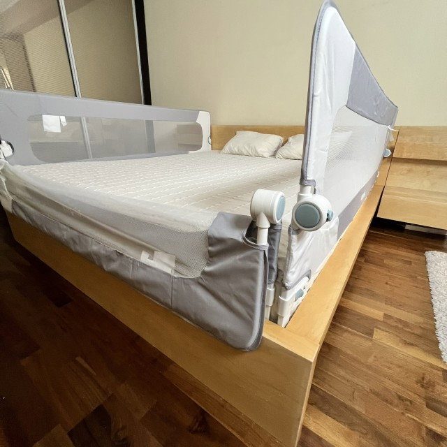 PACHET: 3 Bariere protectie pat copii, Rabatabile, pat de 160x200 cm [9]