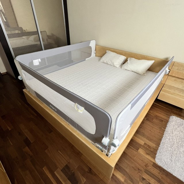 PACHET: 3 Bariere protectie pat copii, Rabatabile, pat de 180x200 cm [5]