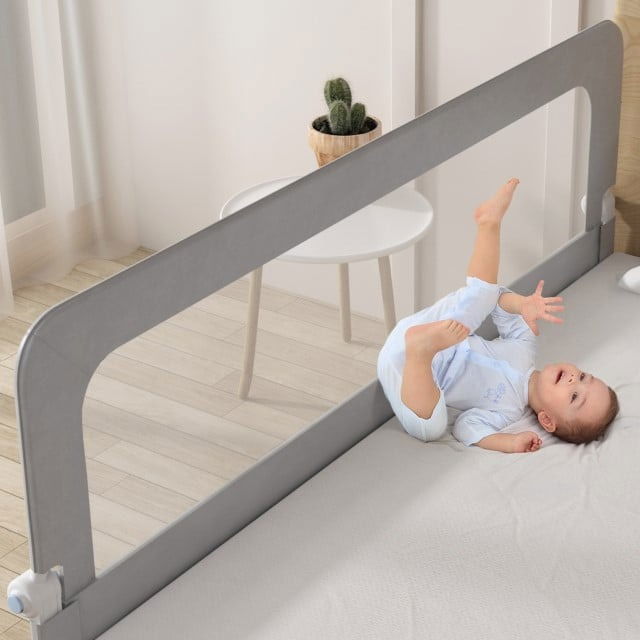 PACHET: 3 Bariere protectie pat copii, Rabatabile, pat de 200x200 cm [13]