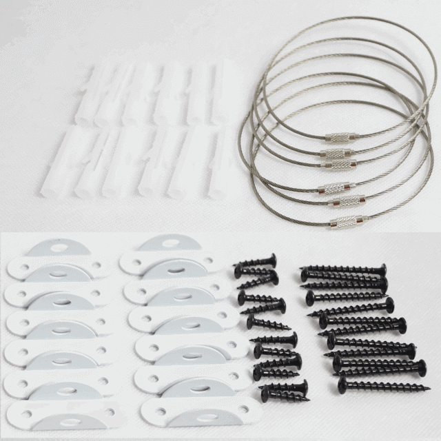 Pachet 6 kituri anti-rasturnare mobilier, protectie copii, protectie cutremur, Empria, Alb [12]