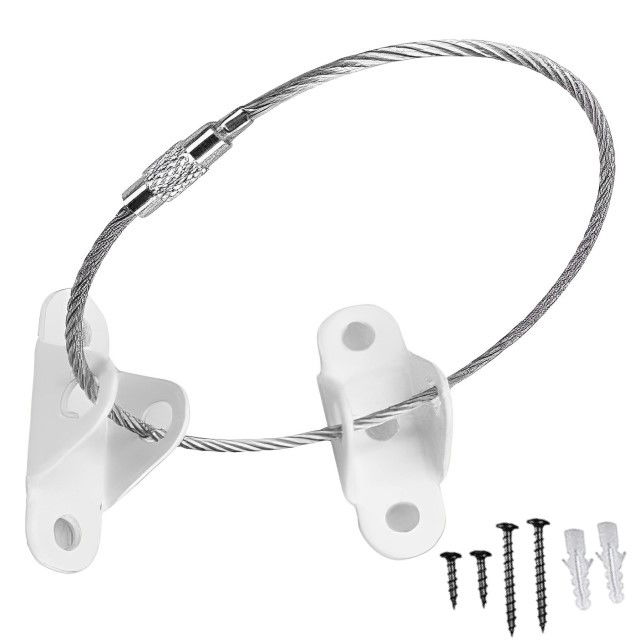 Pachet 6 kituri anti-rasturnare mobilier, protectie copii, protectie cutremur, Empria, Alb [3]