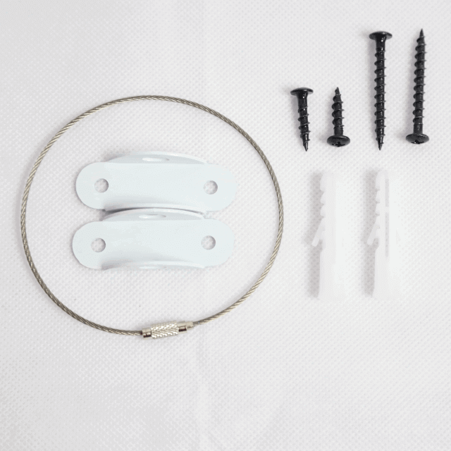 Pachet 6 kituri anti-rasturnare mobilier, protectie copii, protectie cutremur, Empria, Alb [10]