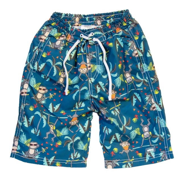 PACHET: BERMUDE +  BLUZA CU MANECA LUNGA, Petrol Jungle, Marimea 8 [11]