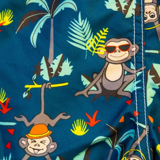 PACHET: BERMUDE +  BLUZA CU MANECA LUNGA, Petrol Jungle, Marimea 8 [10]