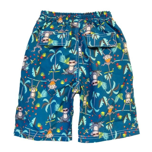 PACHET: BERMUDE +  BLUZA CU MANECA LUNGA, Petrol Jungle, Marimea 8 [12]