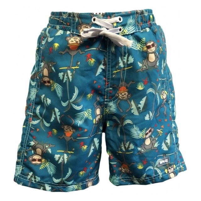 PACHET: BERMUDE +  BLUZA CU MANECA LUNGA, Petrol Jungle, Marimea 8 [5]