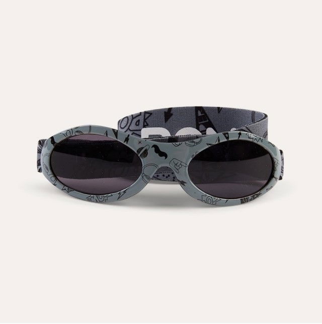 Pachet Combo, Casti Antifonice Banz bebe + Ochelari de Soare Protectie UV, 3 - 36 luni, Grafiti [20]