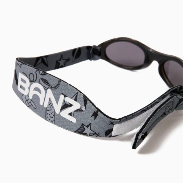 Pachet Combo, Casti Antifonice Banz bebe + Ochelari de Soare Protectie UV, 3 - 36 luni, Grafiti [10]