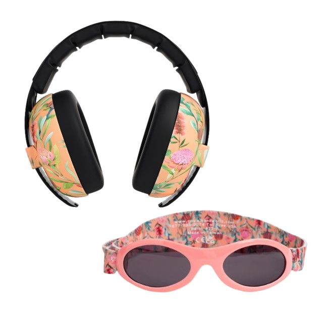 Pachet Combo, Casti Antifonice Banz bebe + Ochelari de Soare Protectie UV, 3 - 36 luni, Diverse modele [1]