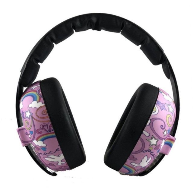 Pachet Combo, Casti Antifonice Banz copii + Ochelari de Soare Protectie UV, 3 - 36 luni, Peace [7]