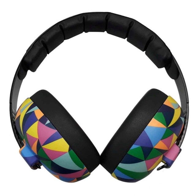 PRODUS RESIGILAT  Pachet Combo, Casti Antifonice Banz bebe + Ochelari de Soare Protectie UV, 3 - 36 luni, Kaleidoscop [6]