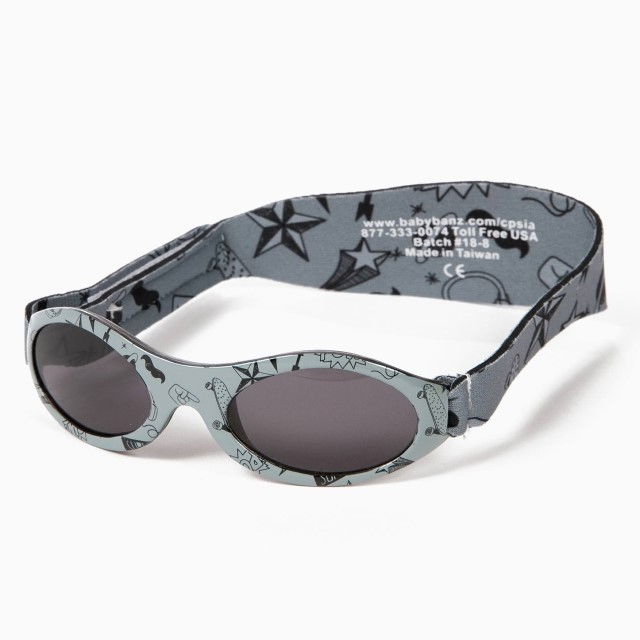 Pachet Combo, Casti Antifonice Banz bebe + Ochelari de Soare Protectie UV, 3 - 36 luni, Grafiti [7]