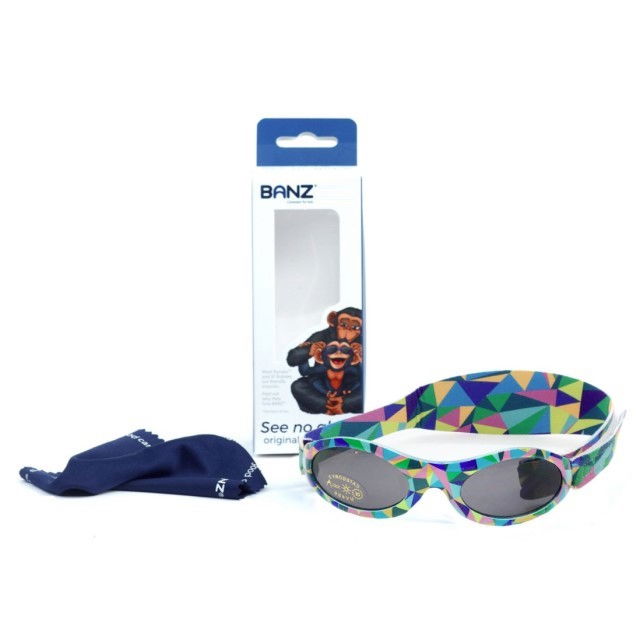 PRODUS RESIGILAT  Pachet Combo, Casti Antifonice Banz bebe + Ochelari de Soare Protectie UV, 3 - 36 luni, Kaleidoscop [15]